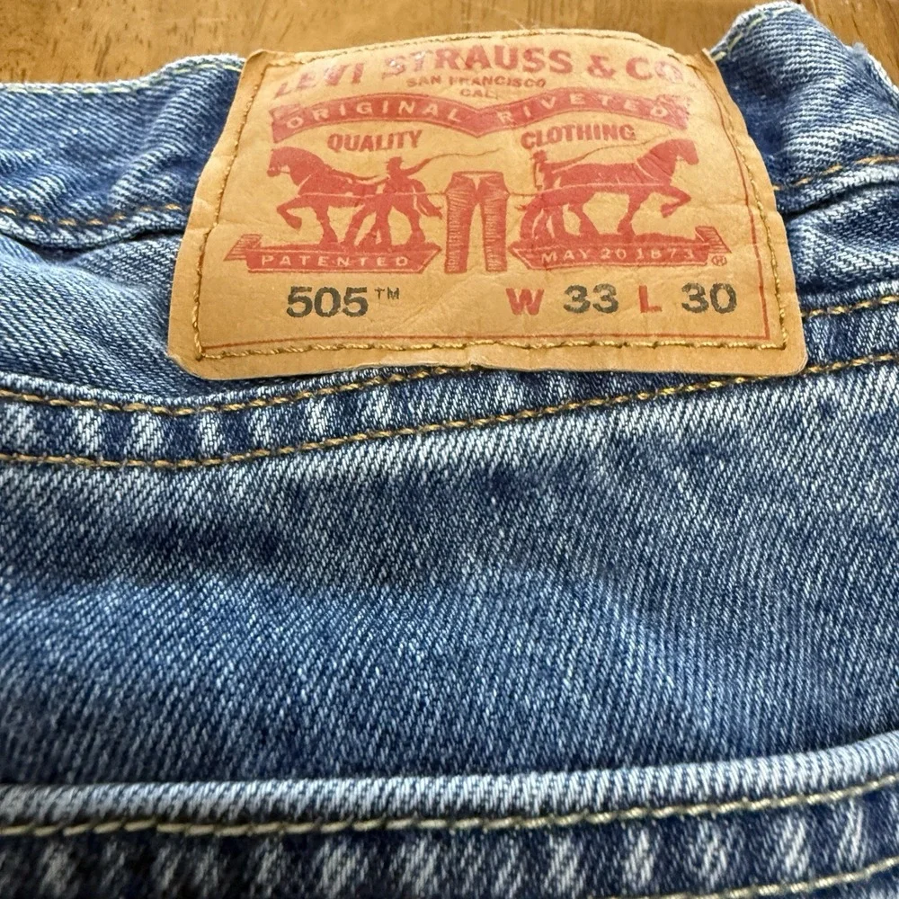 Levi's 505 jeans men's 33x30 classic preppy cowboy western grunge Levi Strauss